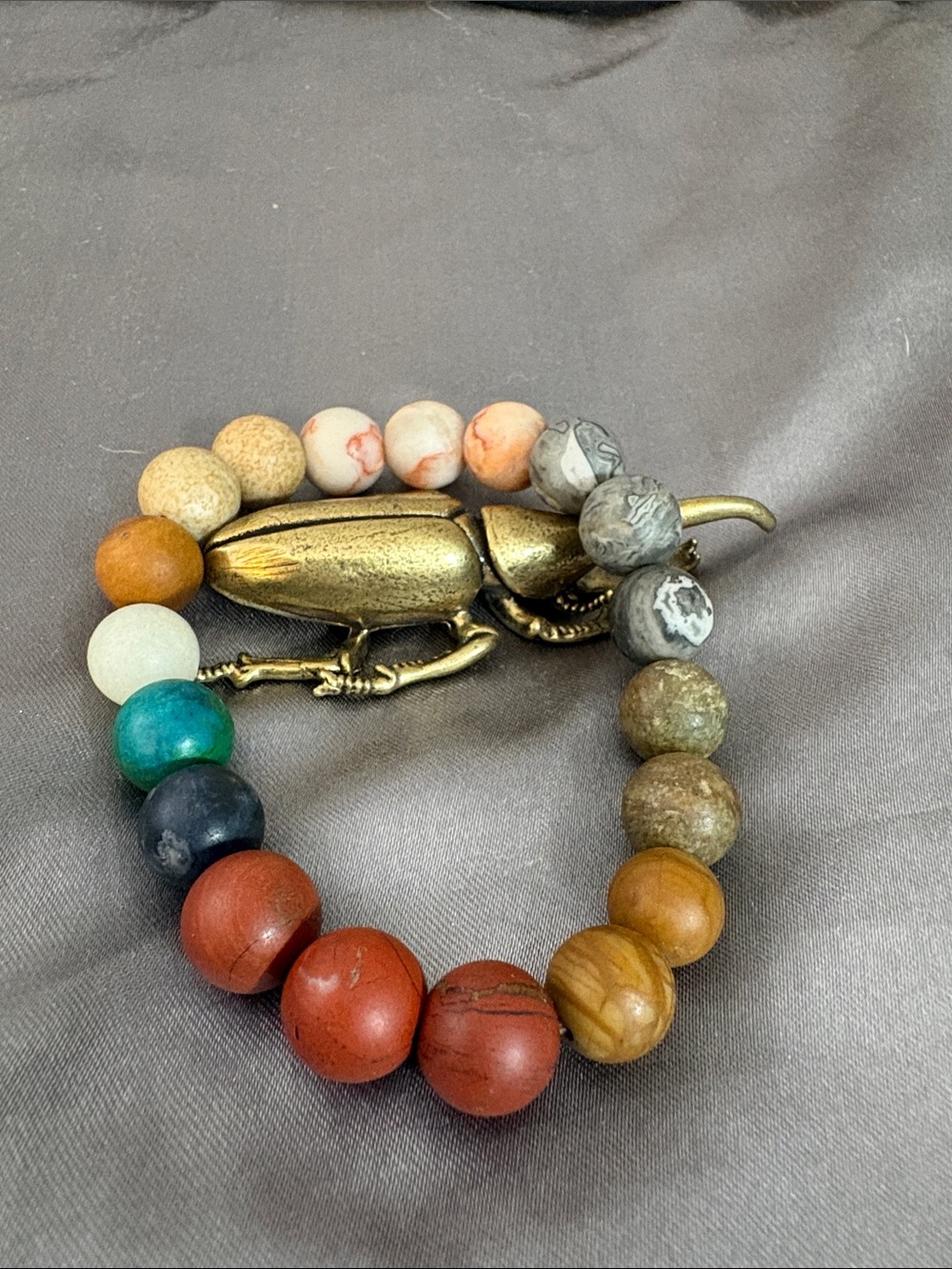 Ceramic Beaded Bracelet - Multicolor